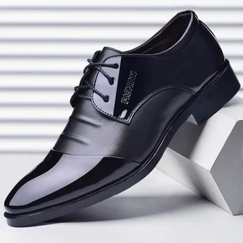 Düğün elbisesi erkek ayakkabısı Büyük Boy 47 48 Resmi deri ayakkabı Erkekler için Klasik erkek resmi ayakkabı Erkekler Moda Elbiseler Zapato Italiano