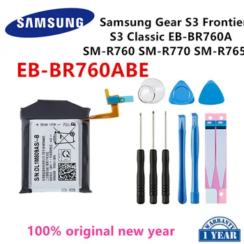 SAMSUNG Orijinal EB-BR760ABE 380mAh Pil Samsung Dişli 3 Frontier / Klasik SM-R770 SM-R760 R765 SM-R765S Piller + Araçları