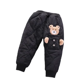 Yeni Sonbahar Kış Bebek Erkek Giysileri Çocuk Kız Moda Kalın Sıcak Pantolon Toddler Rahat Kostüm Bebek Giyim çocuk pantolonu