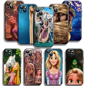 Disney Tangled Rapunzel iPhone 14 13 12 11 Pro 12 13 Mini X XR XS Max SE 7 8 Artı telefon kılıfı Geri Durumlarda Darbeye Dayanıklı
