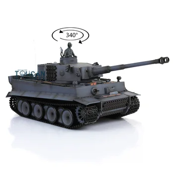 1/16 Heng Uzun Ver Alman Tiger I 7.0 Plastik rc Tankı 3818 Radyo Modeli Ses Sistemi ile BB Ateş Ünitesi Toucan Model TH17246-SMT8