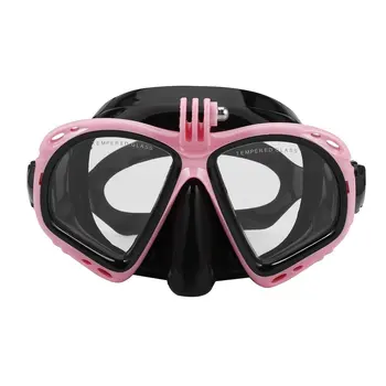 Profesyonel Sualtı dalış maskesi Tüplü Şnorkel yüzme gözlükleri tüplü dalış Ekipmanları Çoğu Spor Kamera İçin Uygun