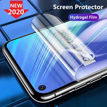 2 adet Hidrojel Film Realme için 6 Pro (Temperli Cam) Realme için 6 Pro Realme için X50 5 Pro Hidrojel ekran koruyucu film