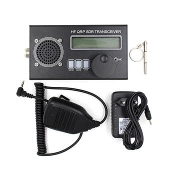 USDX QRP Kısa Dalga Radyo Alıcı-verici 8 Bant SSB/CW QRP Mini Yüksek Frekanslı SDR Alıcı-verici el mikrofonu