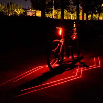 Bisiklet ışığı su geçirmez bisiklet arka lambası LED USB şarj edilebilir güvenlik arka ışık sürme uyarı eyer bisiklet arka ışık