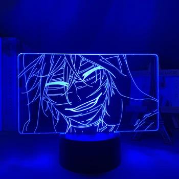 Yeni Anime 3d ışık Melekler Ölüm Çocuklar için Yatak Odası Dekorasyon Gece Lambası Manga Hediye Onun için ofis konferans odası masası Lambası Melekler Ölüm
