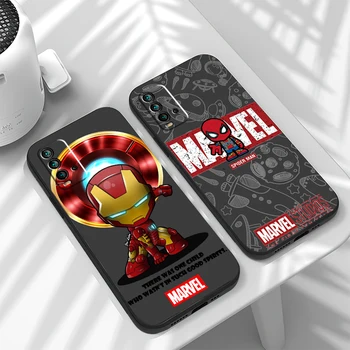 Marvel Çizgi Roman Karikatür Telefon Kılıfları Xiaomi Redmi İçin 7 7A 9 9A 9T 8A 8 2021 7 8 Pro Not 8 9 Not 9T Kabuk Koruyucu