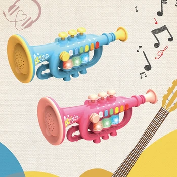 2022 Yeni Trompet Enstrüman müzikli oyuncak, Çocuk Simülasyon Trompet Erken Eğitim Mu