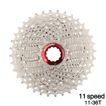 Yol 11 Hız Kaseti 11-36 T Dişlisi Freewheel Kaset Geniş Oranı Bisiklet bisiklet yedek parçaları Bisikletler İçin