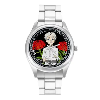 Vaat edilen Neverland Norman Temel quartz saat Grace Alan Ev Komik kol saati Paslanmaz Geniş Bant İş Kol Saati